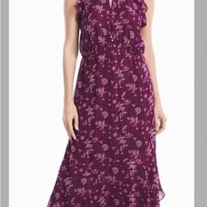 Floral Purple Maxi Dress